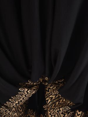 gold print flared palazzo - 16895339 - Standard Image - 6
