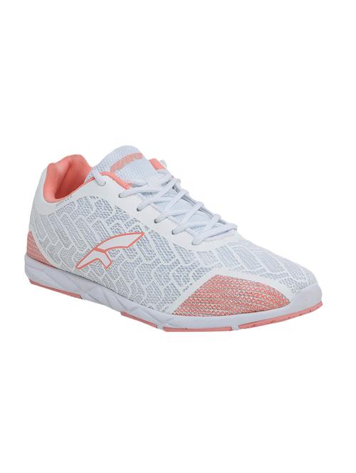 white mesh laceup sports shoes - 16895345 - Standard Image - 1