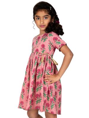 pink cotton frock - 16895651 - Standard Image - 2