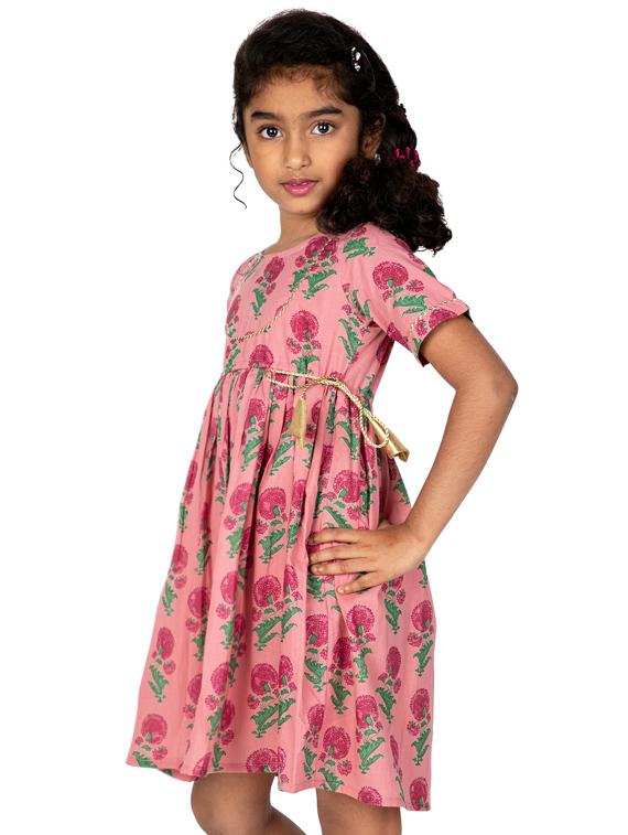 pink cotton frock - 16895651 - Zoom Image - 2