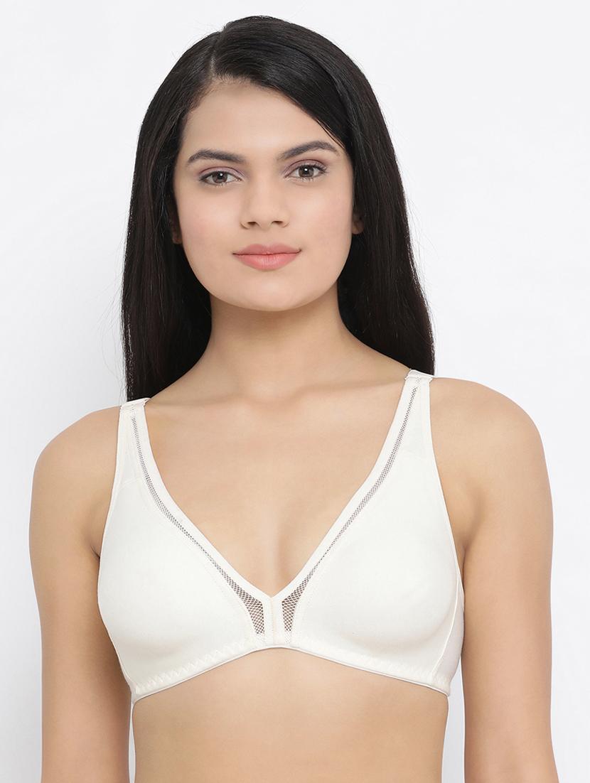 mesh insert solid bra - 16896117 - Zoom Image - 1
