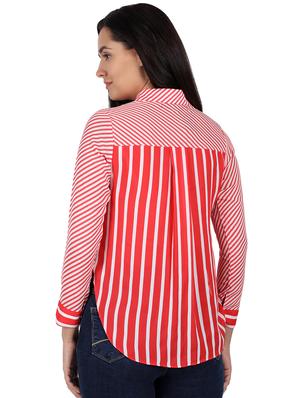 front pockets striped shirt - 16896349 - Standard Image - 3