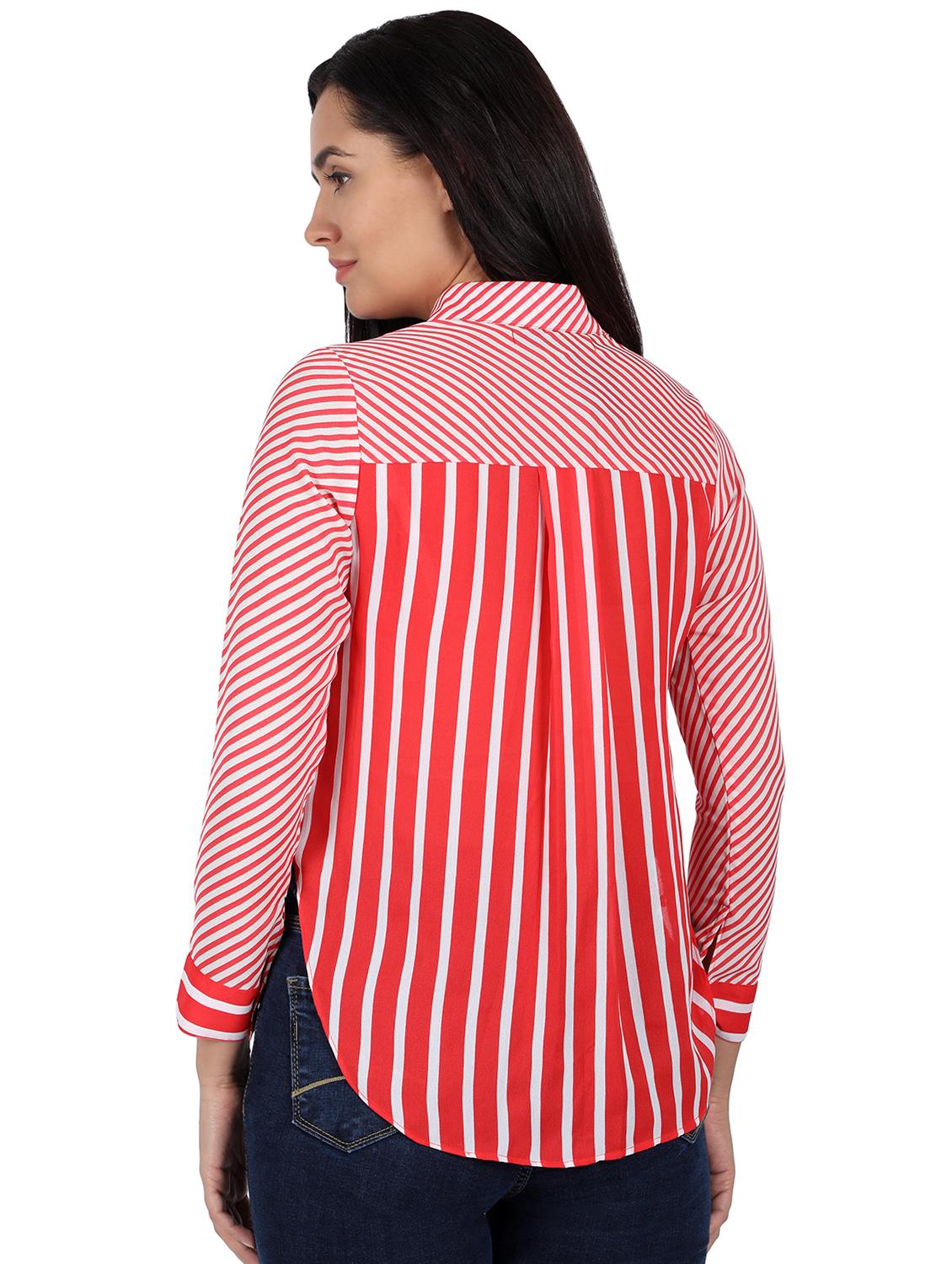 front pockets striped shirt - 16896349 - Zoom Image - 3