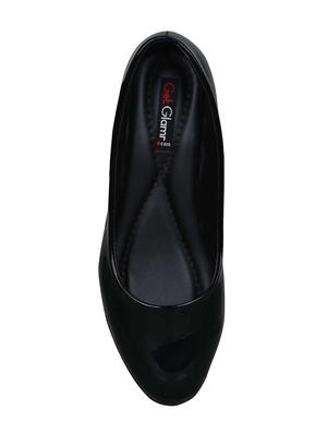 black slip on pumps - 16896569 - Standard Image - 5