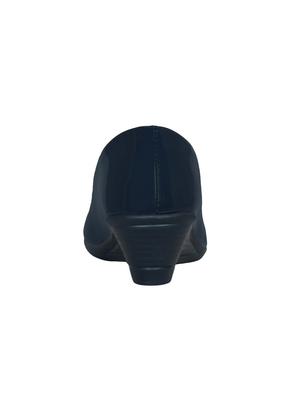 navy slip on pumps - 16896571 - Standard Image - 3