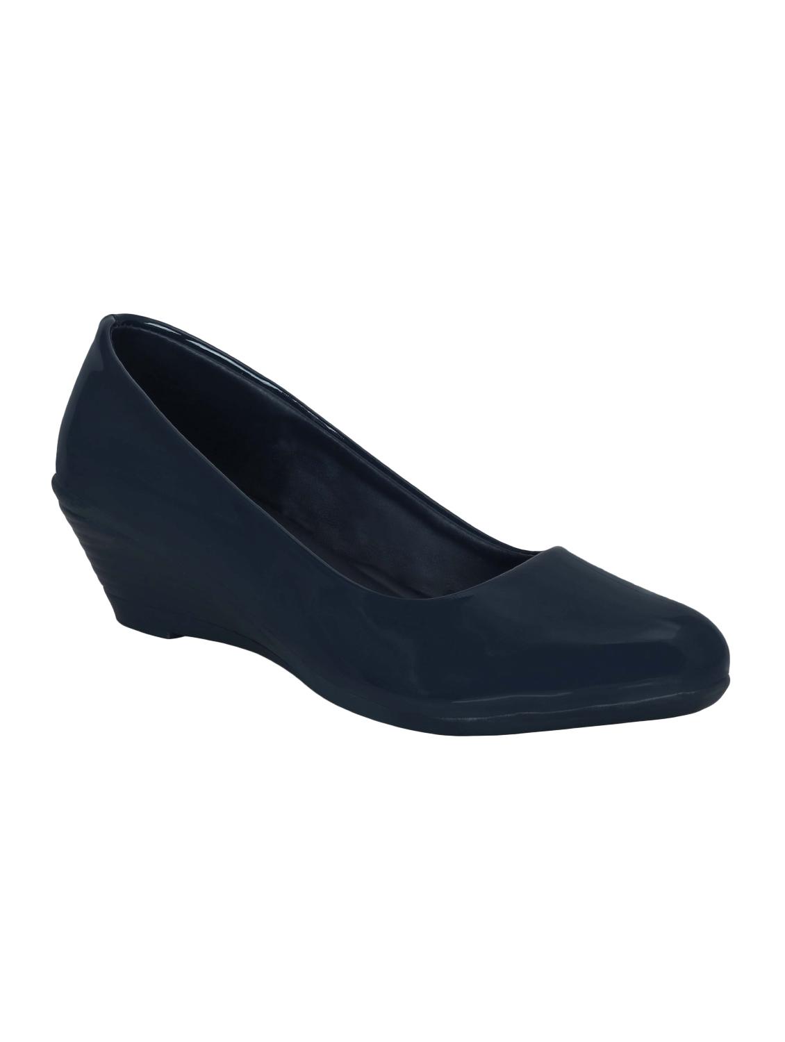navy slip on pumps - 16896571 - Zoom Image - 1