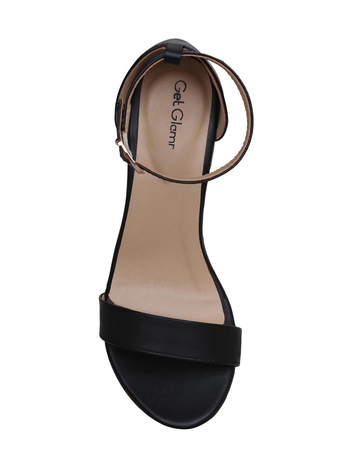 black ankle strap wedges - 16896573 - Zoom Image - 5