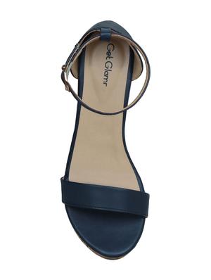 navy ankle strap wedges - 16896574 - Standard Image - 5