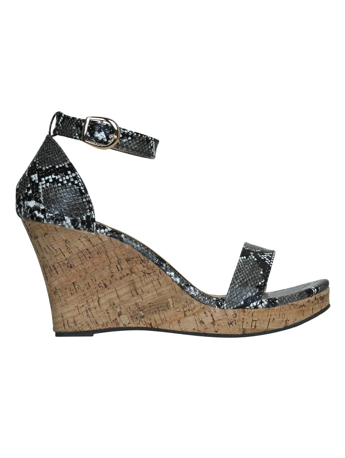 black ankle strap wedges - 16896578 - Zoom Image - 3