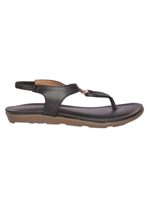 black back strap sandals - 16897040 - Standard Image - 2