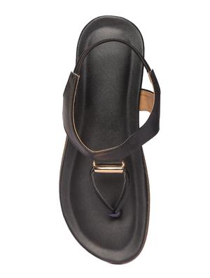 black back strap sandals - 16897040 - Standard Image - 4
