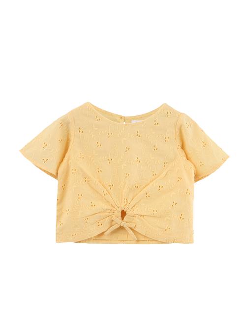yellow cotton regular top - 16897330 - Very Small Image - 1