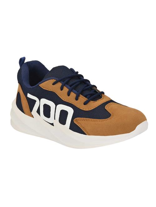blue mesh lace up sport shoes - 16897735 - Standard Image - 1