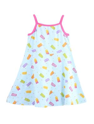 blue cotton frock - 16897909 - Standard Image - 2