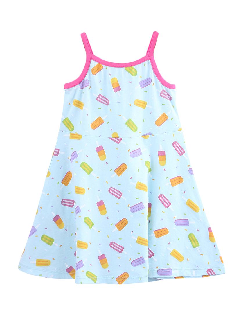 blue cotton frock - 16897909 - Zoom Image - 1