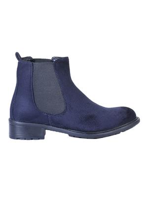 blue suede ankle boots - 16900094 - Standard Image - 2