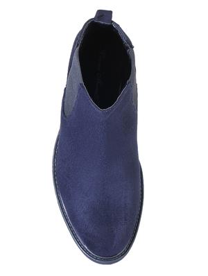 blue suede ankle boots - 16900094 - Standard Image - 4