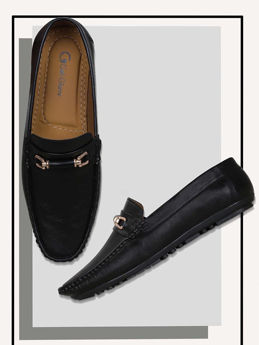 black slip on loafers - 16901925 - Zoom Image - 1