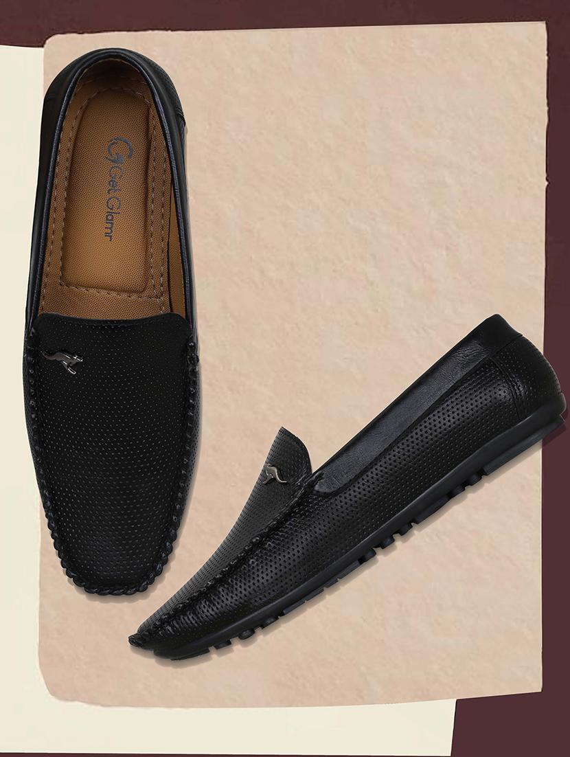 black slip on loafers - 16901928 - Zoom Image - 1