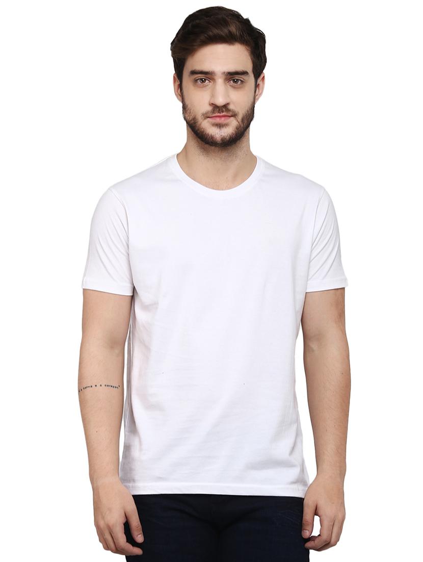 white solid t-shirt - 16903862 - Zoom Image - 1