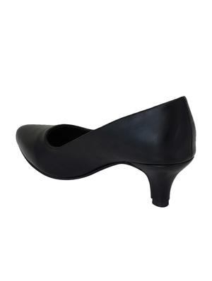 black slip on pumps - 16903947 - Standard Image - 3