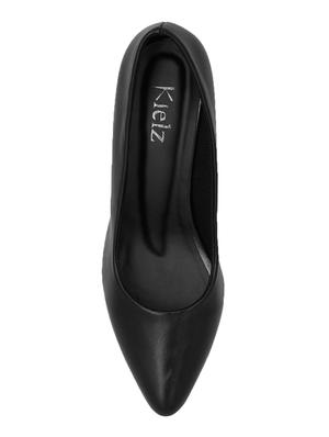 black slip on pumps - 16903947 - Standard Image - 4
