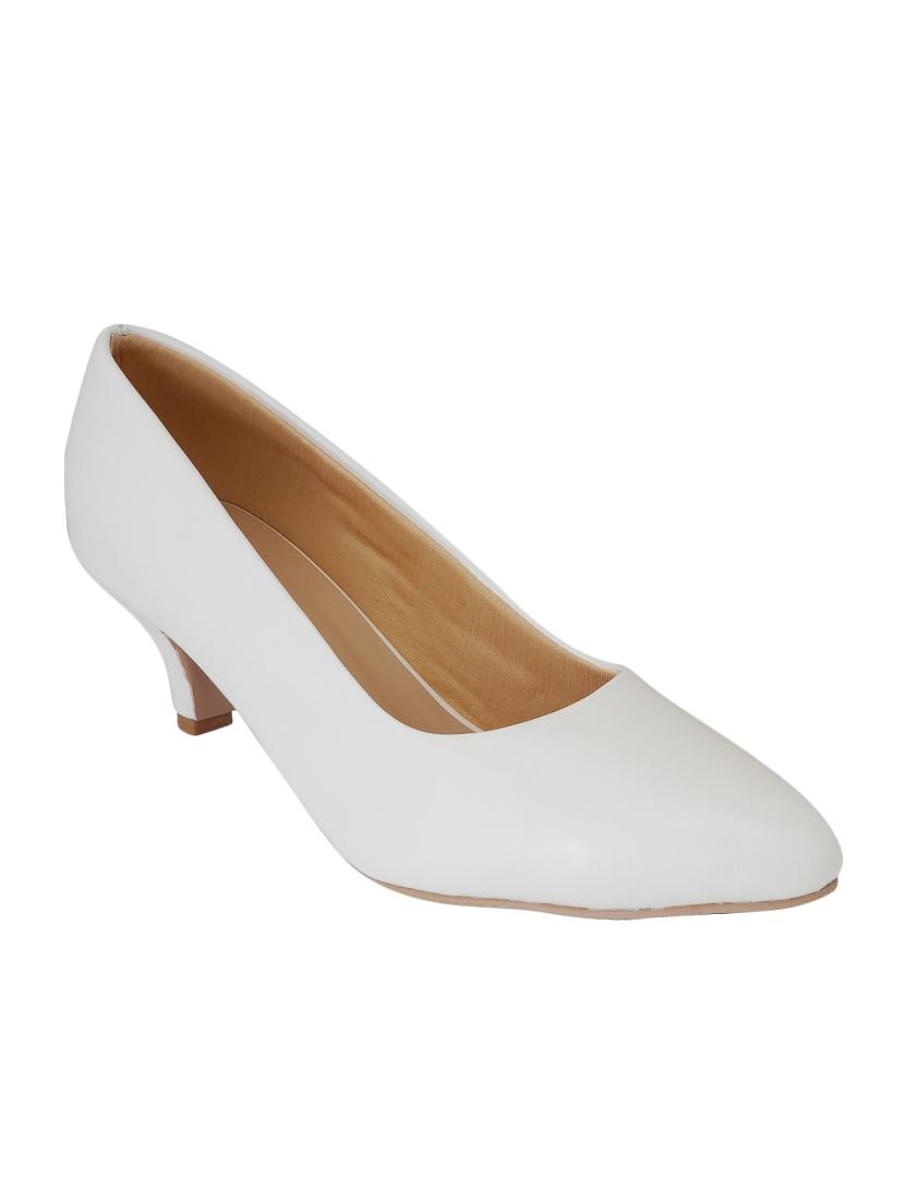 white slip on pumps - 16903948 - Zoom Image - 1