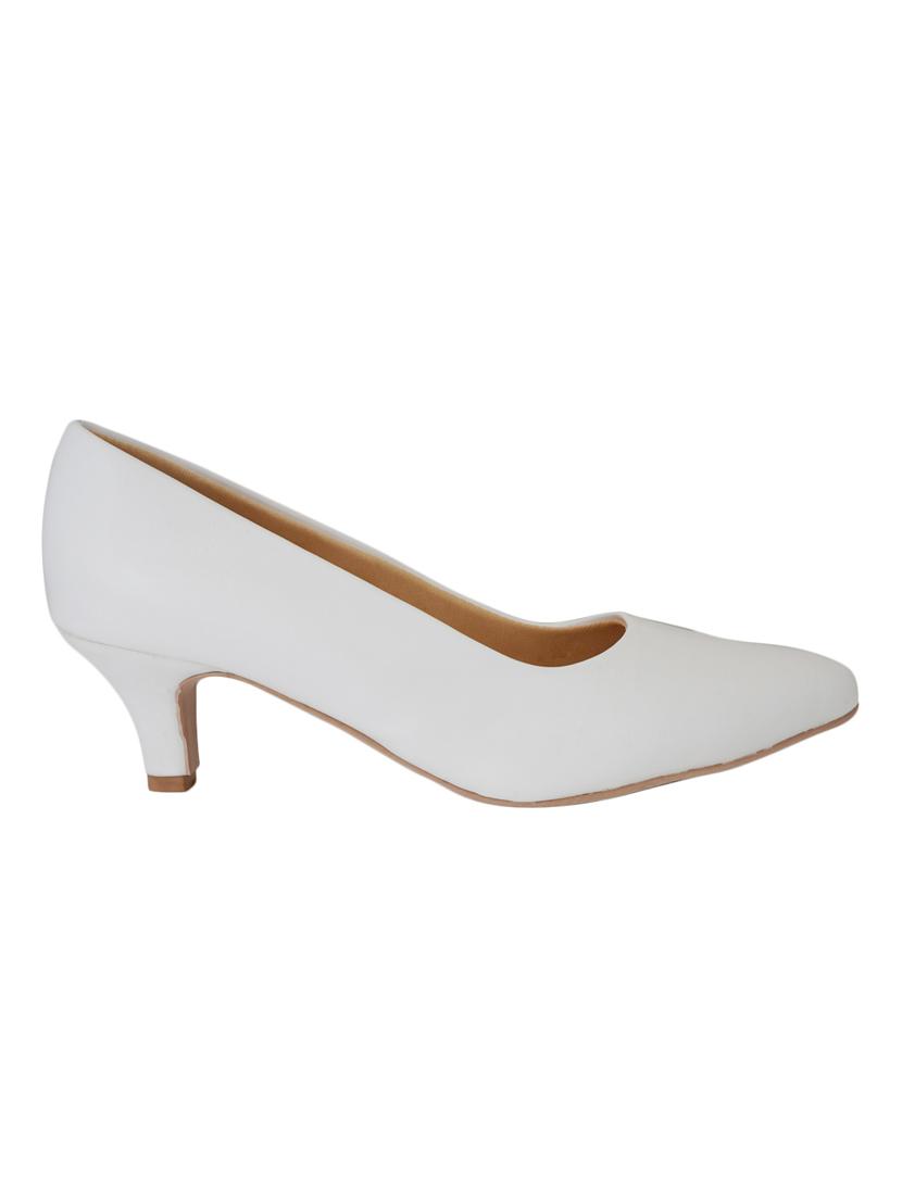 white slip on pumps - 16903948 - Zoom Image - 2