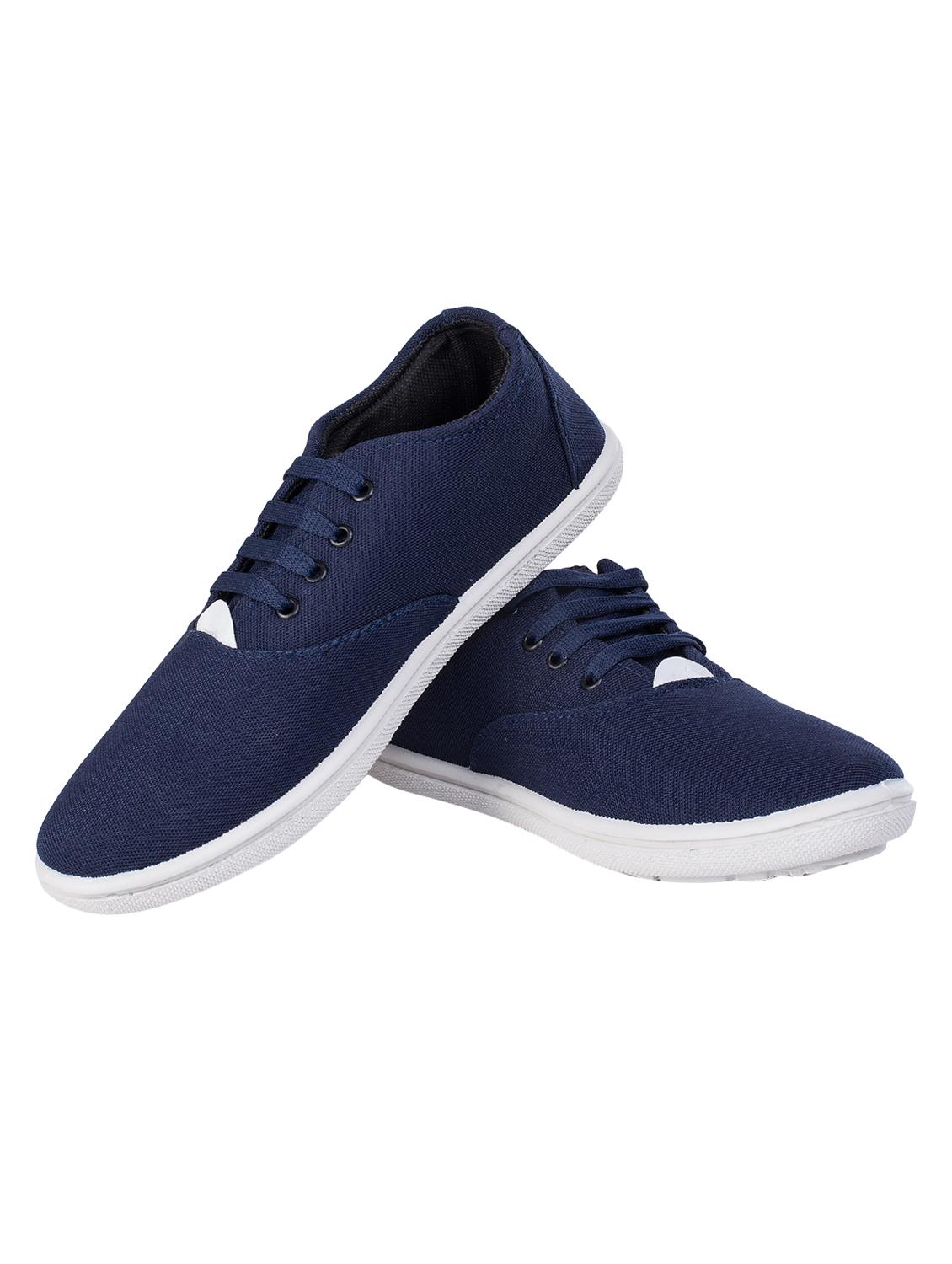 navy lace up sneakers - 16904054 - Zoom Image - 2