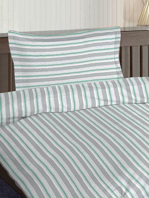 cotton satin dohar set with single size bed sheet & 1 pillow cover - 16904230 - Standard Image - 2