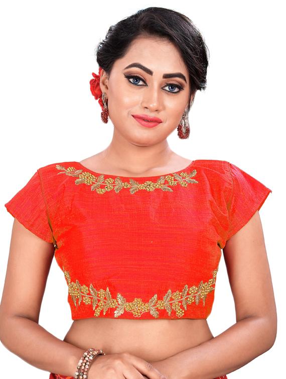 self design embroidered blouse - 16904362 - Zoom Image - 1