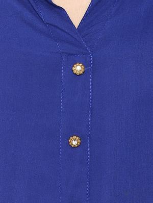 solid high low kurta - 16904604 - Standard Image - 4