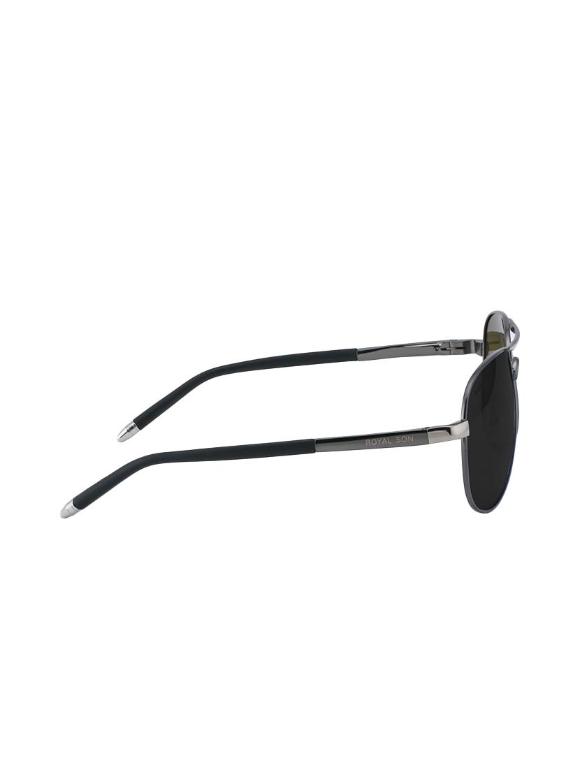 royal son hd vision polarized classic retro aviator mens unisex sunglasses -black - 16904691 - Zoom Image - 3
