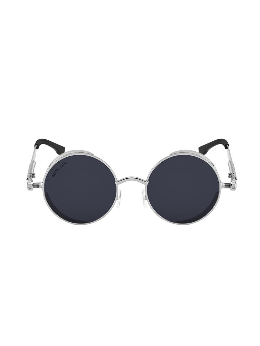royal son hd polarized round mens women sunglasses- black - 16904695 - Zoom Image - 1