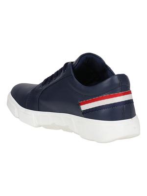 navy lace up sneakers - 16904701 - Standard Image - 3