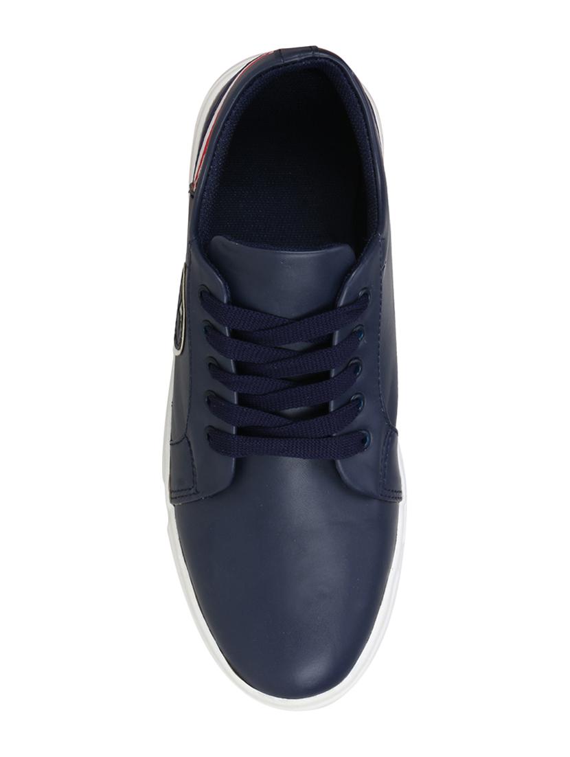navy lace up sneakers - 16904701 - Zoom Image - 4