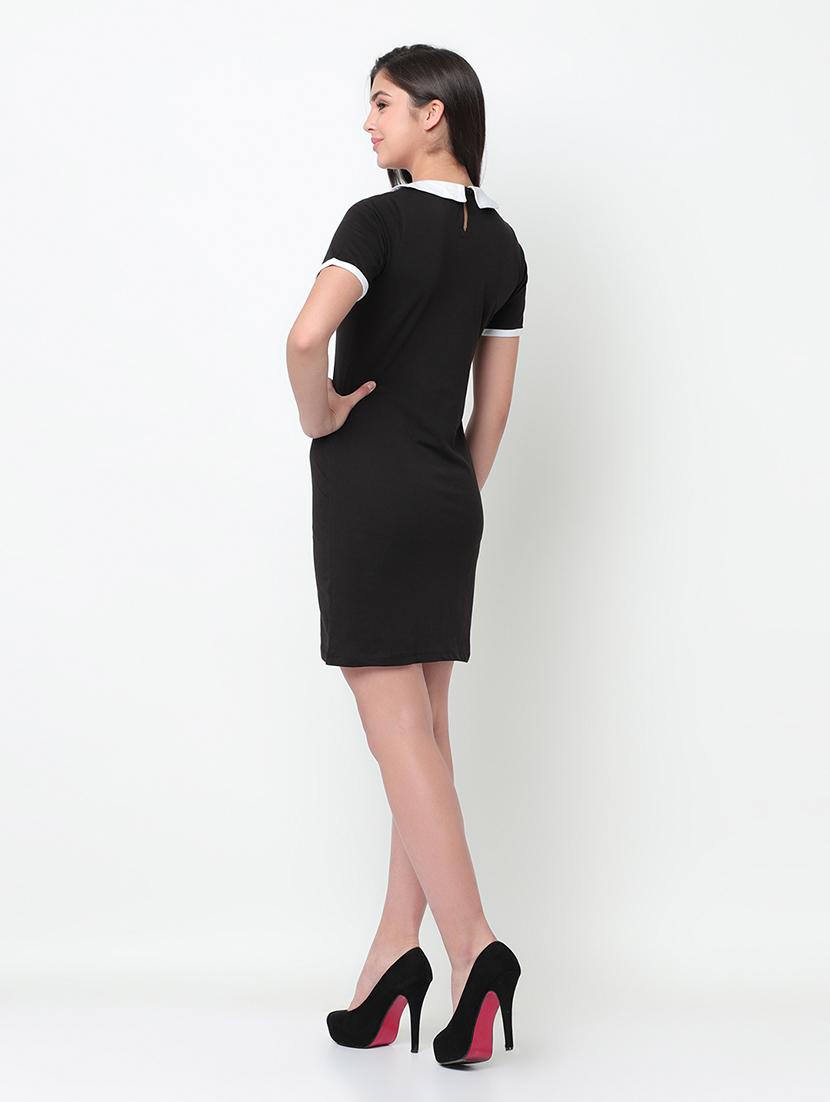 contrast detail bodycon dress - 16904861 - Zoom Image - 3