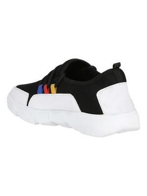 black lace up sport shoes - 16904887 - Standard Image - 3