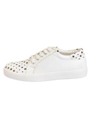 white lace-up sneakers - 16906052 - Standard Image - 2