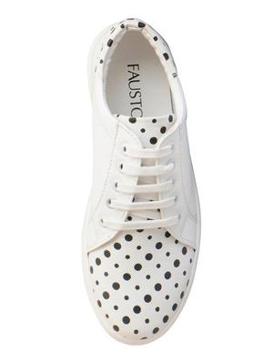 white lace-up sneakers - 16906052 - Standard Image - 3