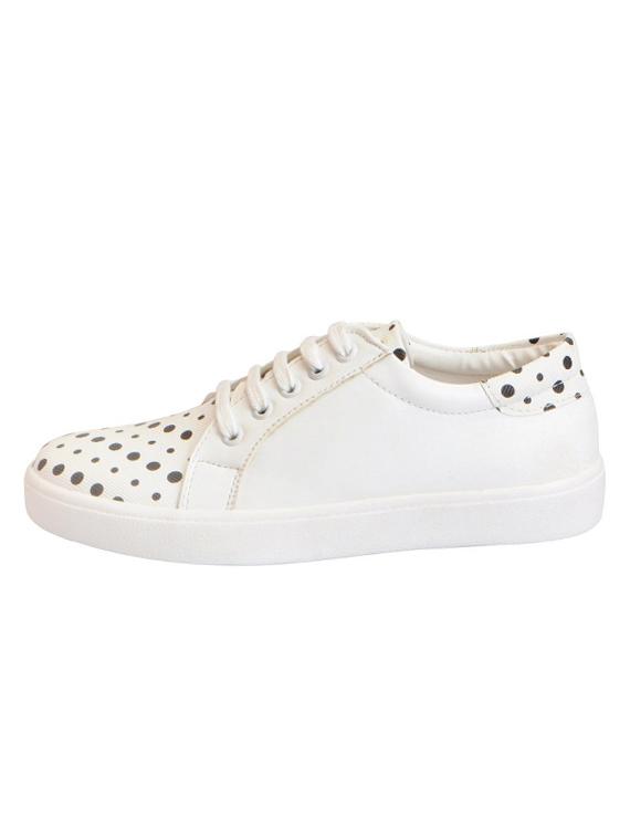 white lace-up sneakers - 16906052 - Zoom Image - 2