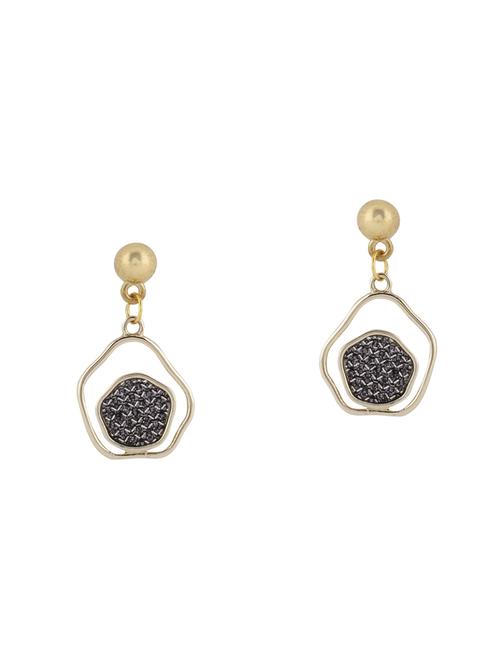 silver metal drop earring - 16906235 - Standard Image - 1