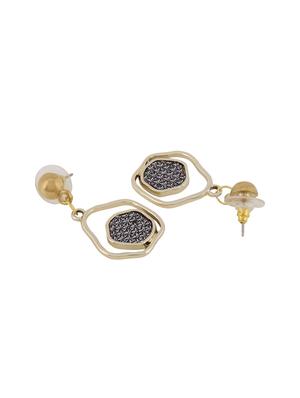 silver metal drop earring - 16906235 - Standard Image - 2