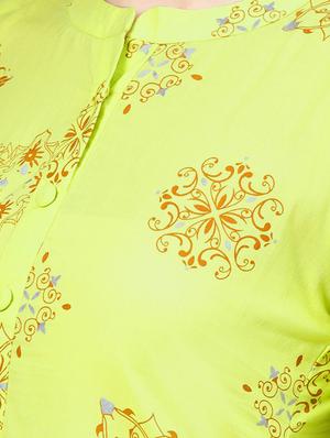 block print straight kurta - 16906400 - Standard Image - 4