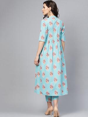 floral kurta pant set - 16906917 - Standard Image - 3