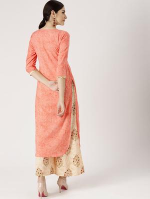 solid kurta palazzo set - 16906933 - Standard Image - 3
