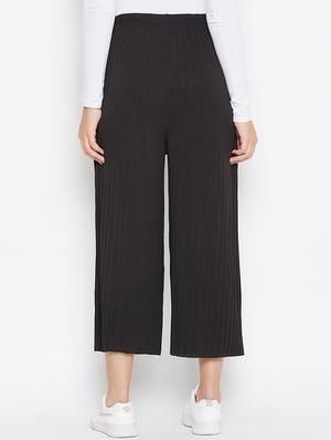 drawstring waist flared palazzo - 16906968 - Standard Image - 3