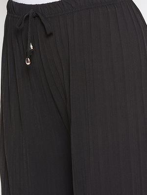 drawstring waist flared palazzo - 16906968 - Standard Image - 5