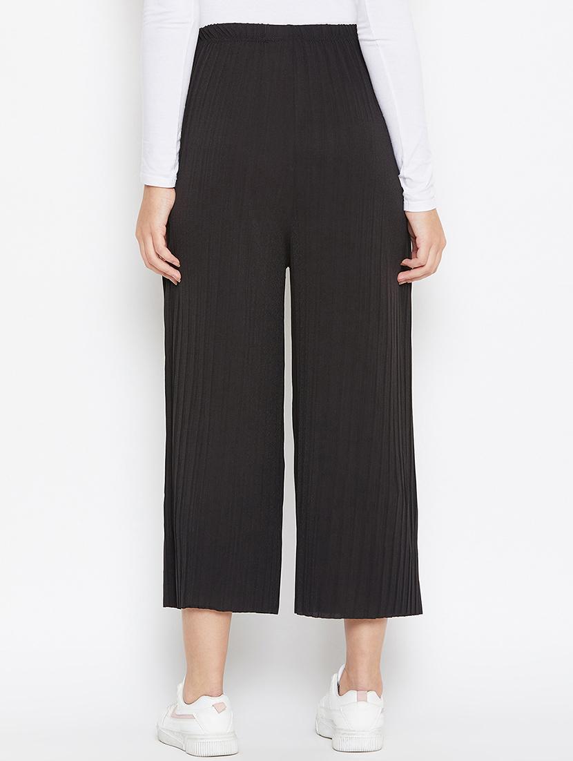 drawstring waist flared palazzo - 16906968 - Zoom Image - 3