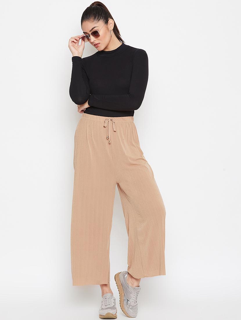 drawstring waist palazzo - 16906974 - Zoom Image - 4